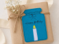 Preview: Vase mit Kerze Happy Birthday Wunscherfüller - ITH-Stickdatei